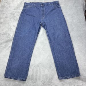 Dickies Baggy Jeans Men 42 Blue Relaxed Hip Hop Urban Grunge Measures 42x30